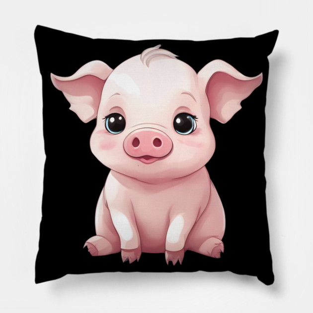 Baby Pig Pillow by animegirlnft
