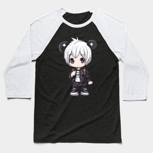 Kawaii Loner Baseball T-Shirt by animegirlnft