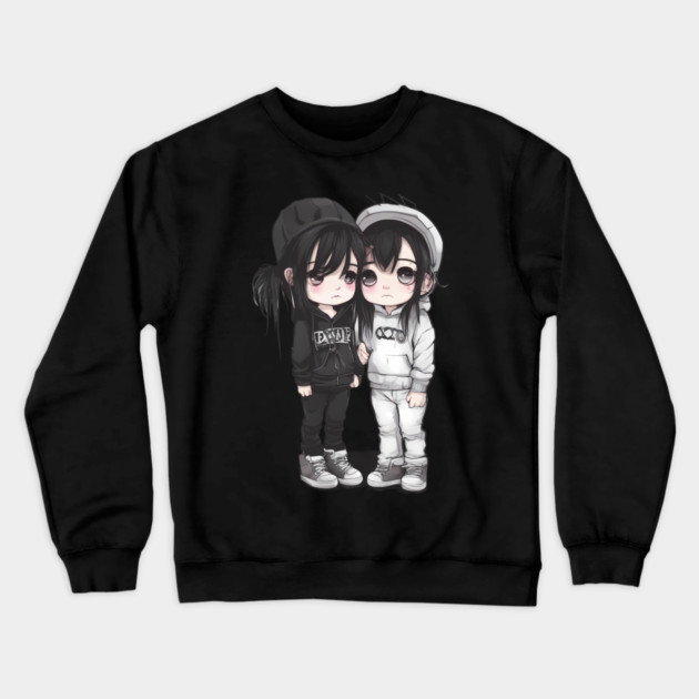 Emo Friends Crewneck Sweatshirt by animegirlnft