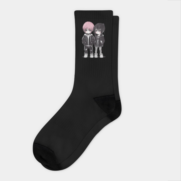 Kawaii Emo Socks by animegirlnft