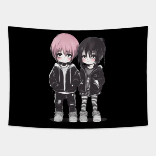 Kawaii Emo Tapestry