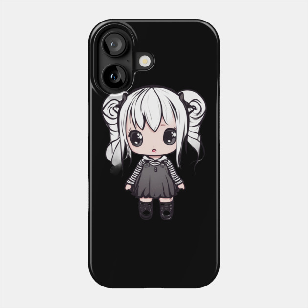 Emo Kawaii Girl Phone Case by animegirlnft