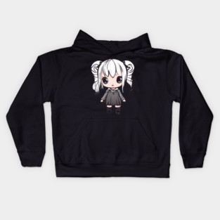 Emo Kawaii Girl Kids Hoodie