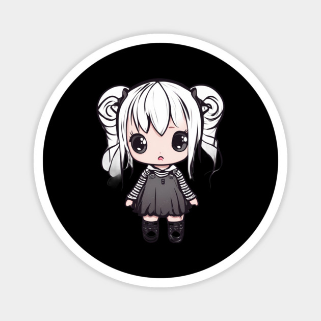 Emo Kawaii Girl Magnet by animegirlnft