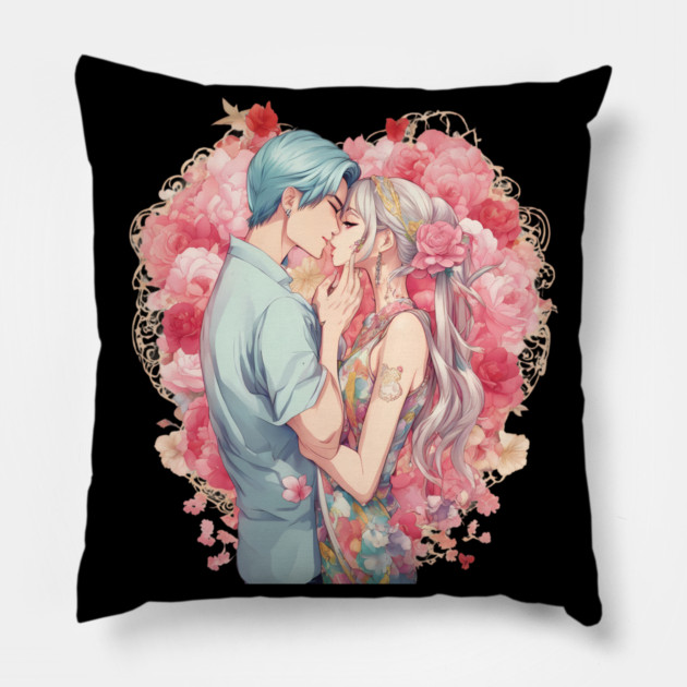 Forever Valentine Pillow by animegirlnft