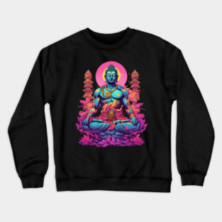 Neon Buddha Crewneck Sweatshirt
