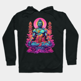 Neon Buddha Hoodie