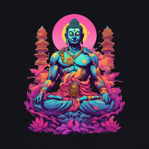 Neon Buddha by animegirlnft