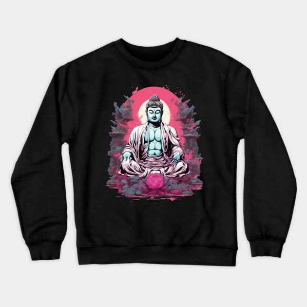 Buddha Zen Crewneck Sweatshirt by animegirlnft