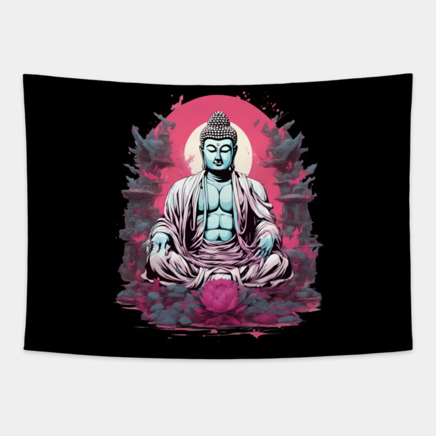 Buddha Zen Tapestry by animegirlnft