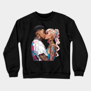 Kissing Love Crewneck Sweatshirt