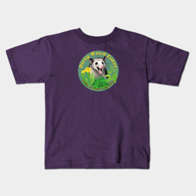 Dirty Weed Eater Kids T-Shirt by Four Season Foraging