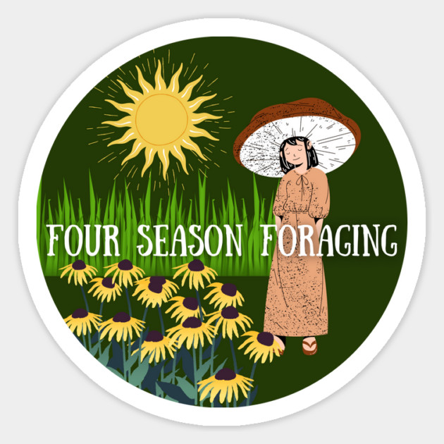 Mushroom Hat Magnet by Four Season Foraging