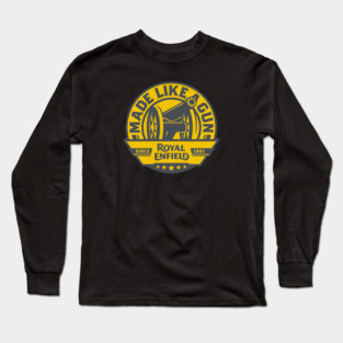 Made Like A Gun Royal Enfield Emblem Long Sleeve T-Shirt