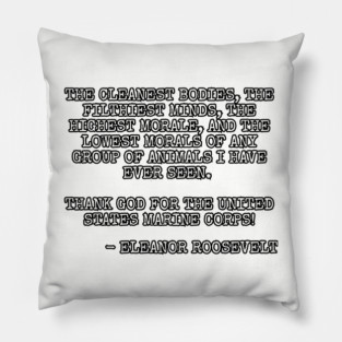 Thank God for the US Marine Corps Pillow