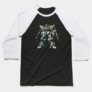 Epic Mecha Showdown T-Shirt: Anime Giant Robot Battle Tee Baseball T-Shirt