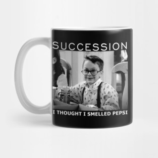Succession Home Alone Fuller Roman Roy Parody Mug