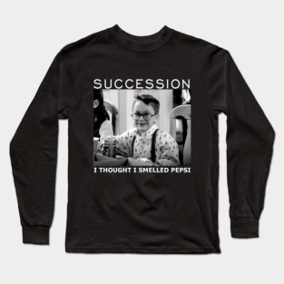 Succession Home Alone Fuller Roman Roy Parody Long Sleeve T-Shirt