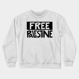 Free Palestine Crewneck Sweatshirt