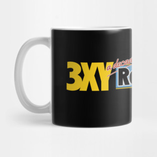 3XY Rocktober Revolution Concert Print 1984 Front and Back Mug