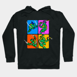 Ninja Turtles Arcade PixelArt Hoodie