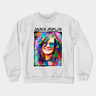 JANIS JOPLIN HIPPIE CHIC Crewneck Sweatshirt