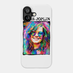 JANIS JOPLIN HIPPIE CHIC Phone Case