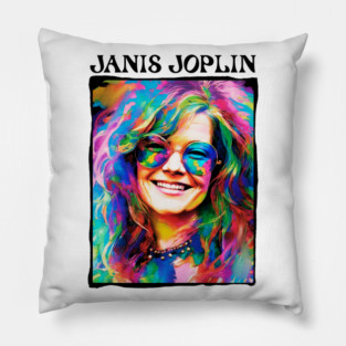 JANIS JOPLIN HIPPIE CHIC Pillow