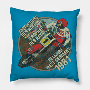 Motocross des Nations 1981 Pillow