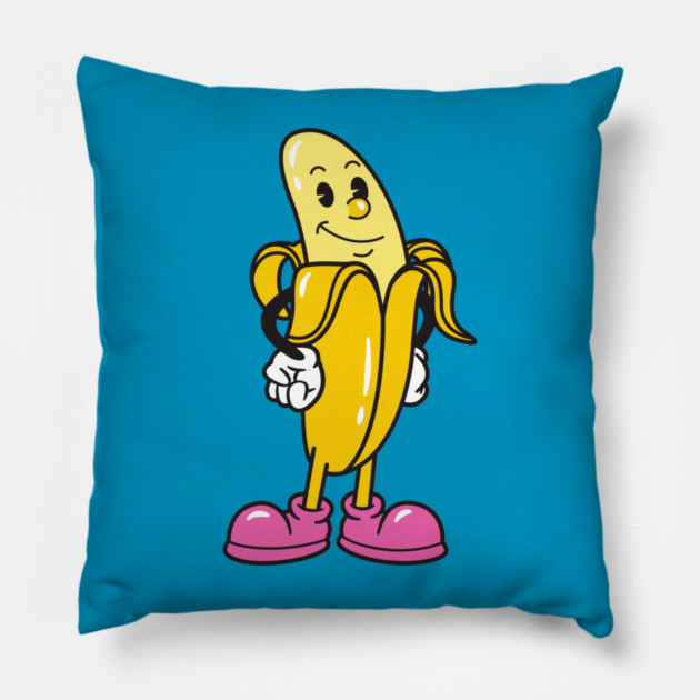 Banana Lover Pillow by Pixel Threads 