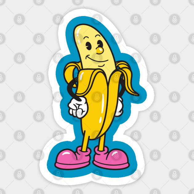 Banana Lover Sticker by Pixel Threads 