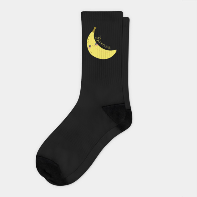 banana lover Socks by Pixel Threads 