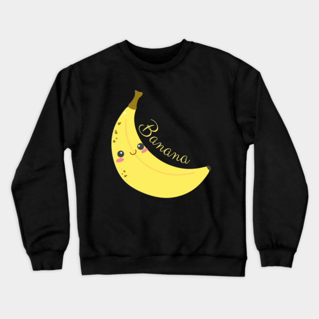 banana lover Crewneck Sweatshirt by Pixel Threads 