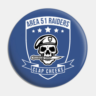 Area 51 Raiders Badge Pin