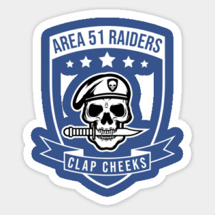 Area 51 Raiders Badge Sticker