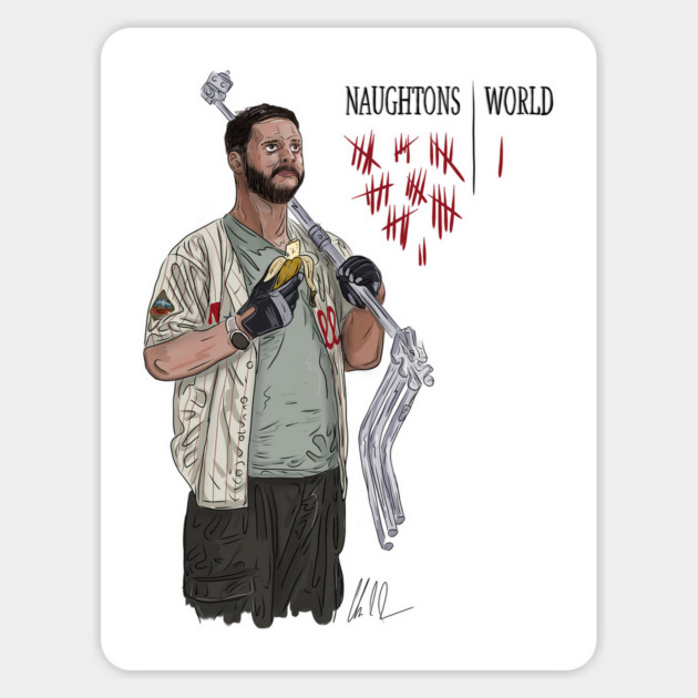 Naughton By Nature Magnet by 51Deesigns