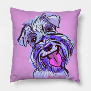 The Schnauzer Love of My Life Pillow