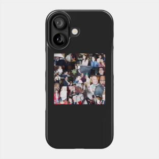 the office christmas collage Phone Case