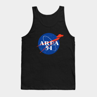 N-Area 51 - Funny Nasa Parody - UFO Conspiracy Tank Top