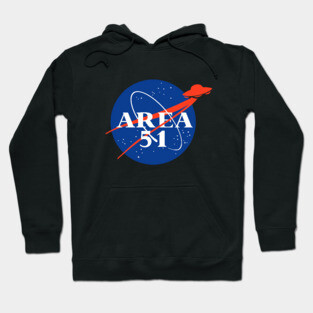 N-Area 51 - Funny Nasa Parody - UFO Conspiracy Hoodie
