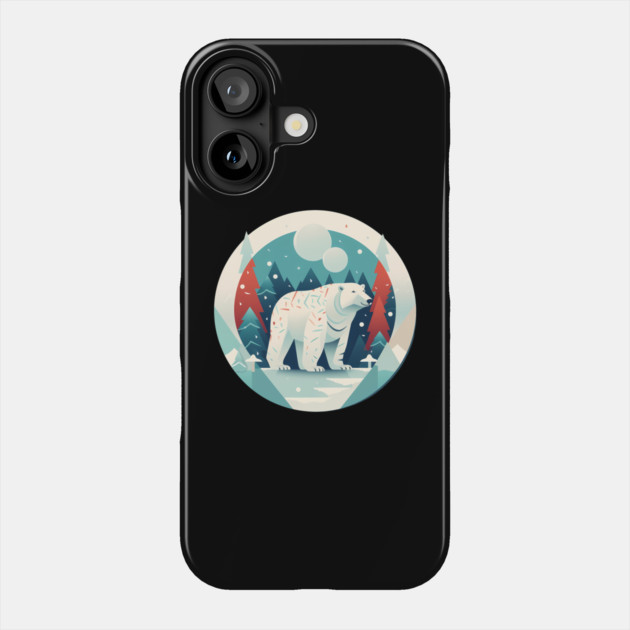 Polar Bear in Ornament, Love Bears Phone Case by logiamerch