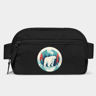 Polar Bear in Ornament, Love Bears Bag