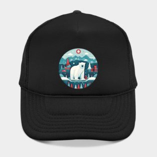 Polar Bear in Ornament, Love Bears Hat