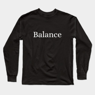 Balance Long Sleeve T-Shirt