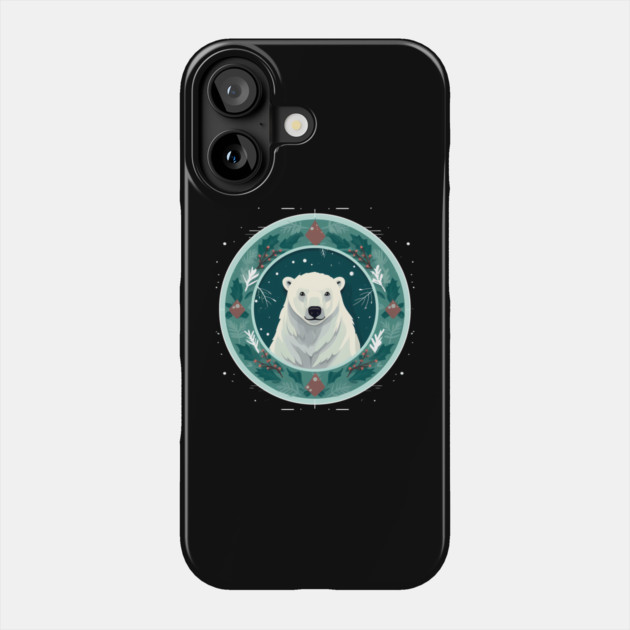 Polar Bear in Ornament, Love Bears Phone Case by logiamerch