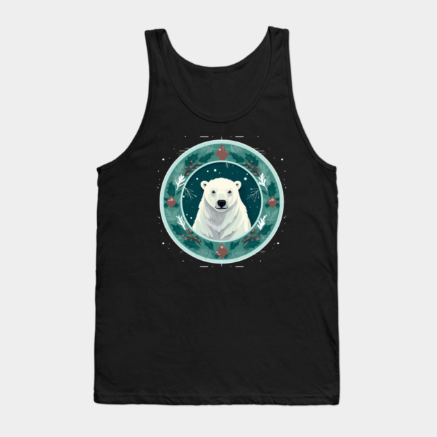 Polar Bear in Ornament, Love Bears Tank Top by logiamerch