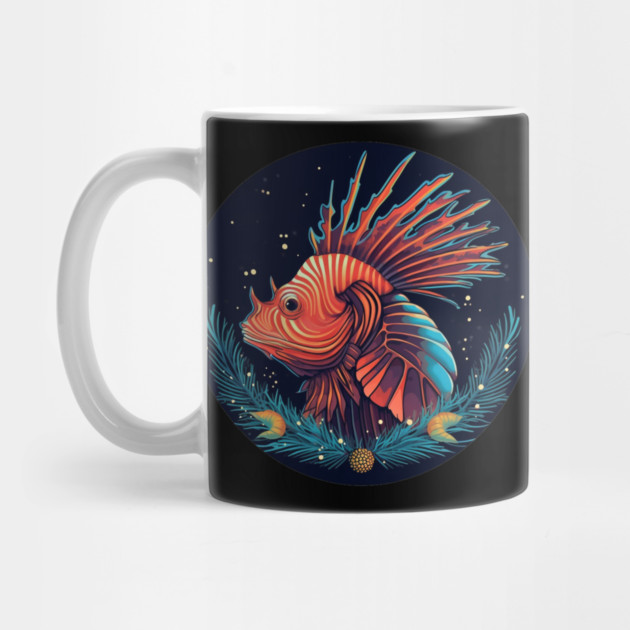 Lionfish in Ornament, Love Fishes by logiamerch