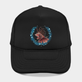 Lionfish in Ornament, Love Fishes Hat