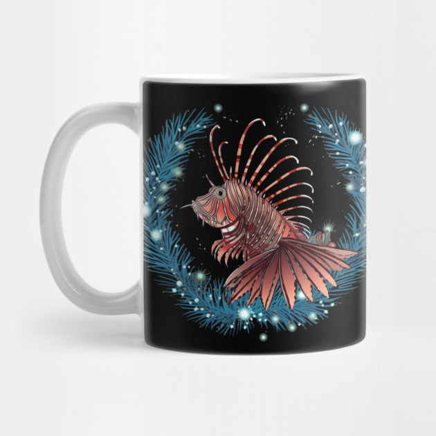Lionfish in Ornament, Love Fishes by logiamerch