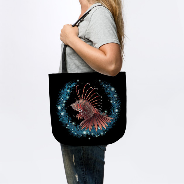 Lionfish in Ornament, Love Fishes by logiamerch